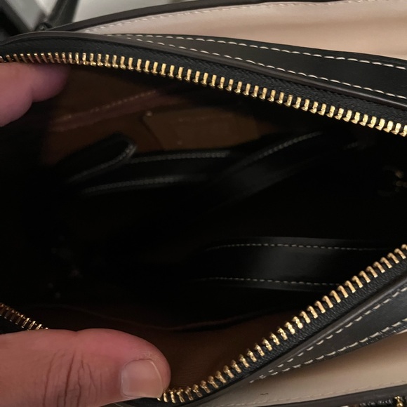 Coach Brown and Black Signature Satchel - Picture 3 of 11